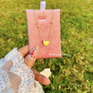 simple love clavicle chain