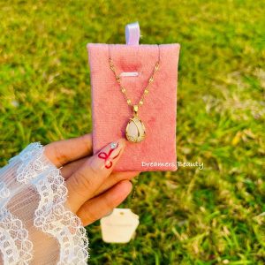 eye tulip necklace