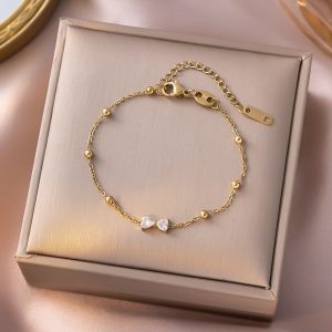 bow zircon bracelet