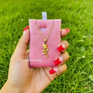 v letter necklace