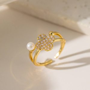 four leaf clover ring